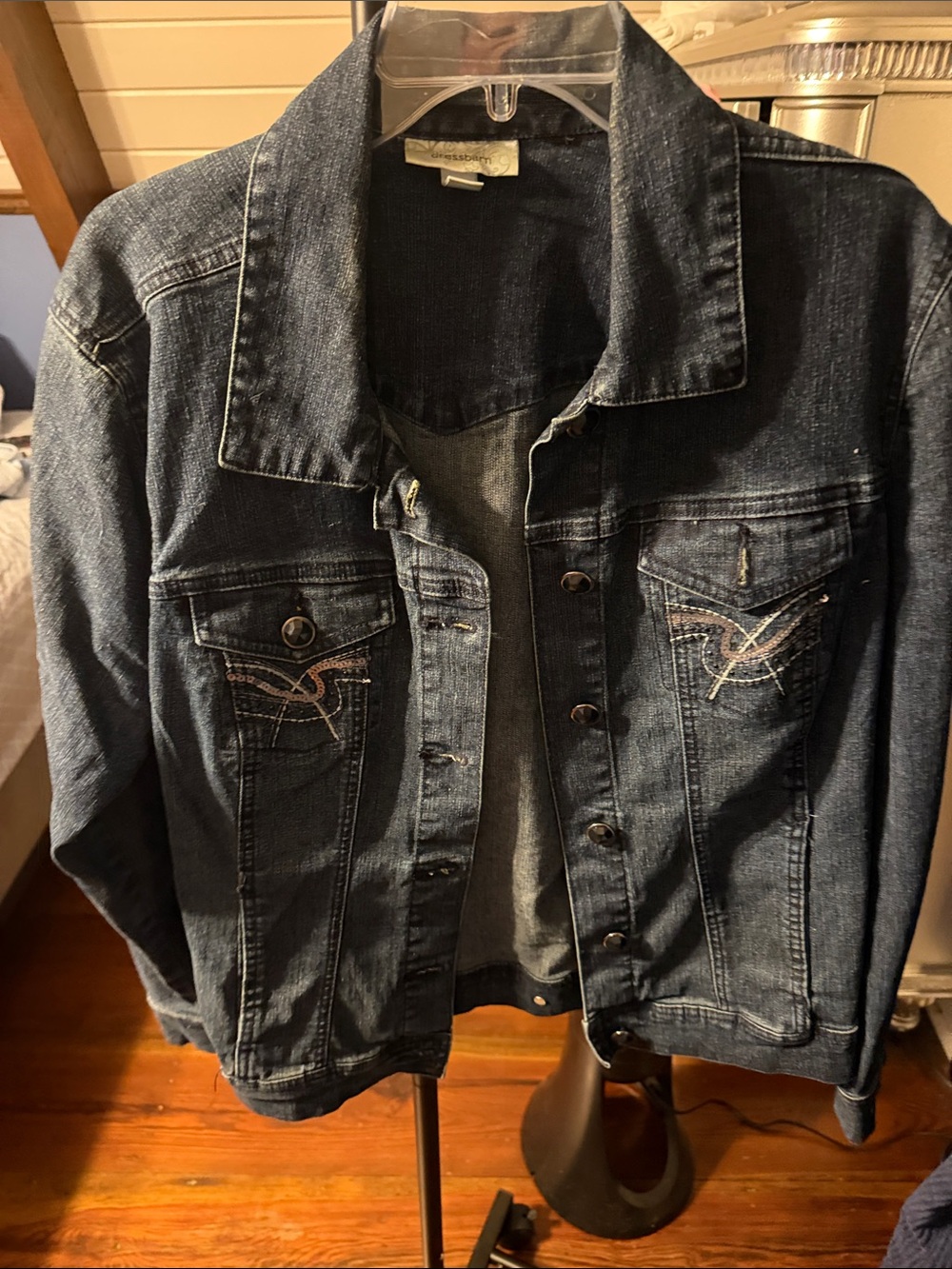 Dress Barn Dark Blue Denim Jacket